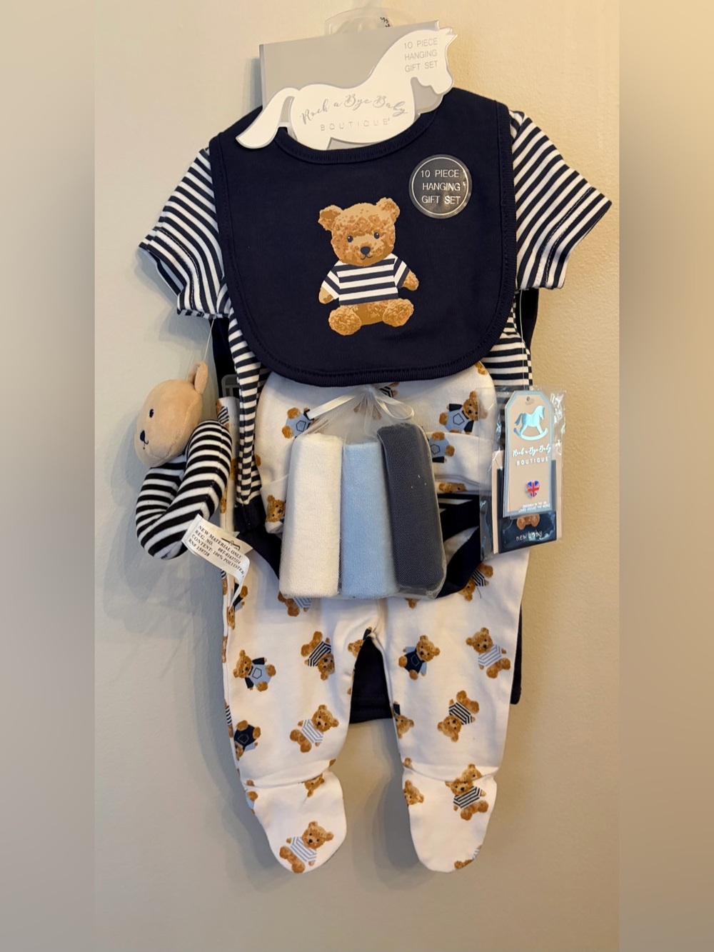 Rock a Bye Baby Boutique 0-3M 10-Piece Gift Set